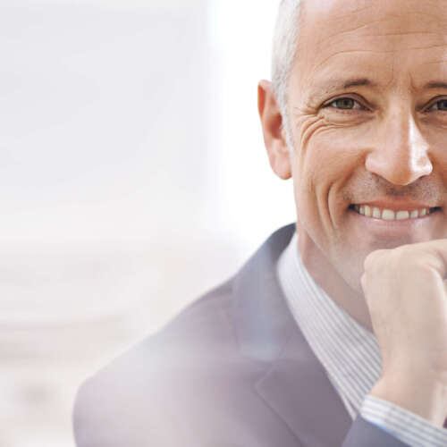 Doing business with a smile.