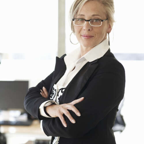 Portrait of business woman in office